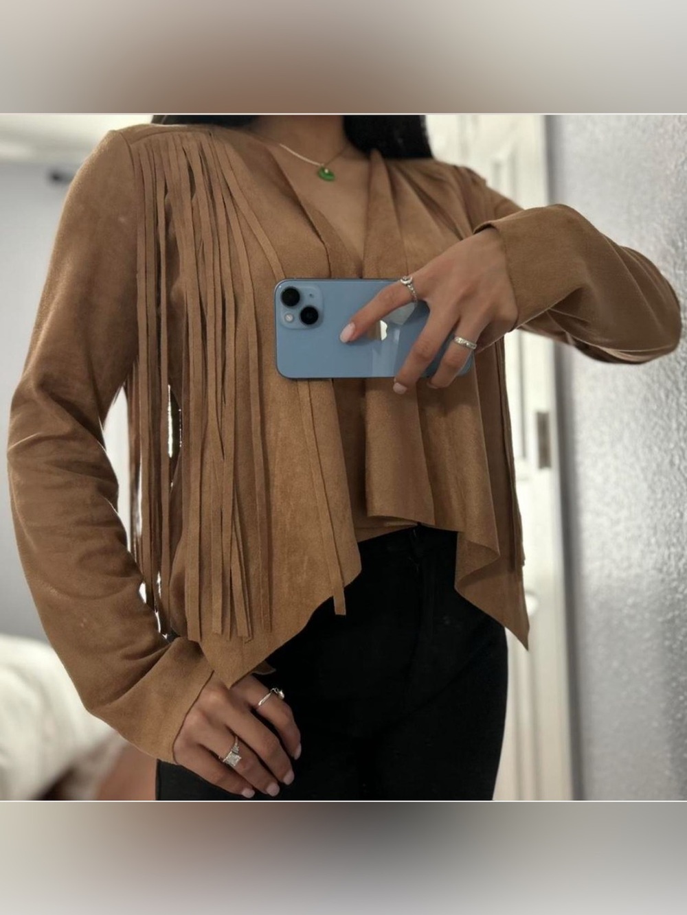Fringe Suede-Jacket